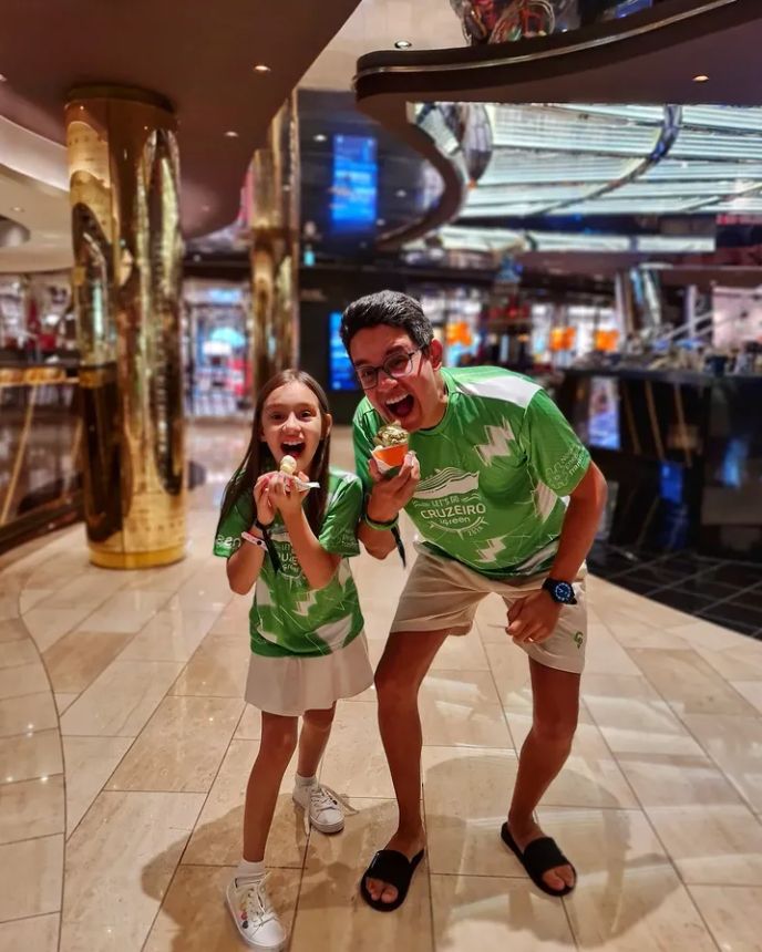 Cruzeiro iGreen — viajando com a filha